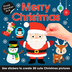 First Sticker Art - Merry Christmas - Best for Ages 3 to 6 - US 1396