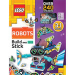 LEGO Books Build and Stick - Robots - Best Books for Ages 8 to 12 - US 7523