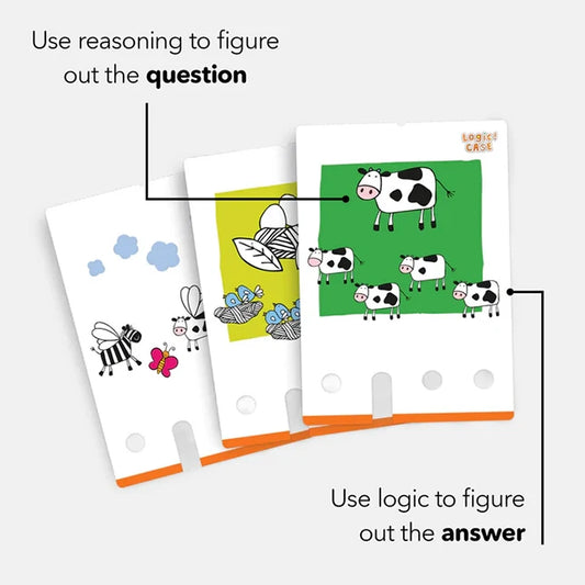 Logic! CASE Extension Set 4+ Animals - - Fat Brain Toys - US 1808