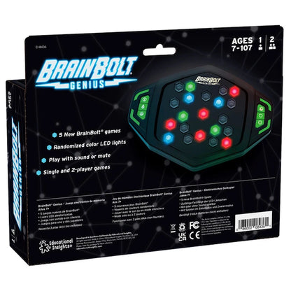 BrainBolt Genius - Best Brainteasers for Ages 7 to 12 - Fat Brain Toys - US 8540