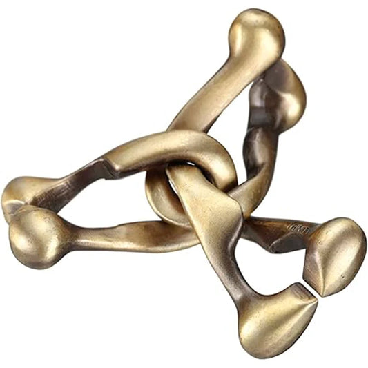 Hanayama Cast Metal Puzzle Key - Level 6 - - Fat Brain Toys - US 7499