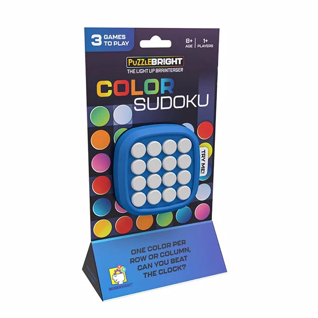 PuzzleBright Mini Color Sudoku - Best Brainteasers for Ages 8 to 12 - US 7395