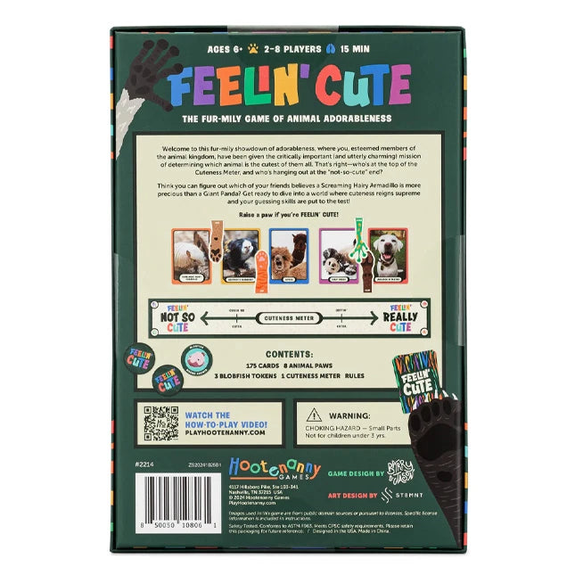 Feelin' Cute - Best Games for Ages 6 to 12 - Fat Brain Toys - US 5052