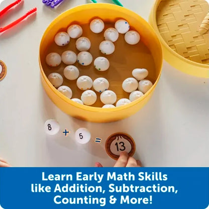 Dumpling Dash! Fine Motor Math Game - - Fat Brain Toys - US 4481