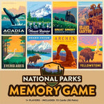 National Parks Memory Card Game - Best Games for Ages 4 to 12 - US 5648
