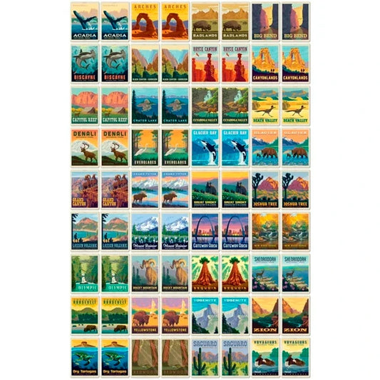 National Parks Memory Card Game - Best Games for Ages 4 to 12 - US 5648