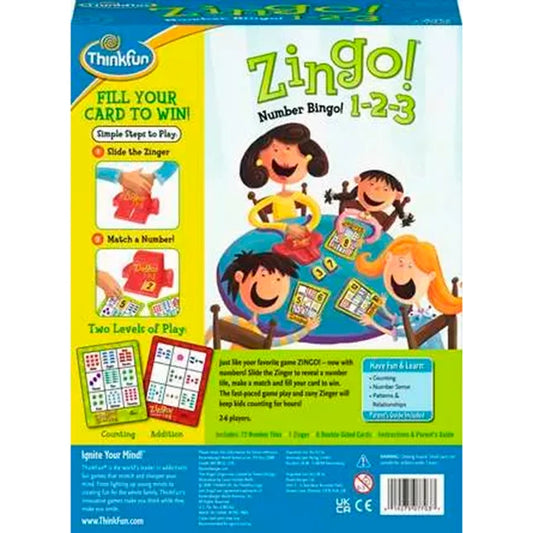 Think Fun Zingo 1-2-3 - Best Games for Ages 4 to 8 - Fat Brain Toys - US 0928