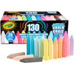 Crayola Washable Sidewalk Chalk - 130 Count - Best for Ages 4 to 9 - US 2836