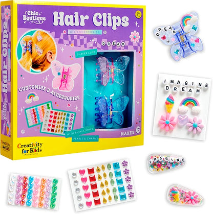 Chic Boutique DIY Hair Clips - Best Arts &amp; Crafts for Ages 6 to 11 - US 0850