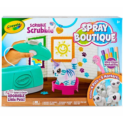 Scribble Scrubbie Pets Spray Boutique - Best for Ages 3 to 9 - US 7763