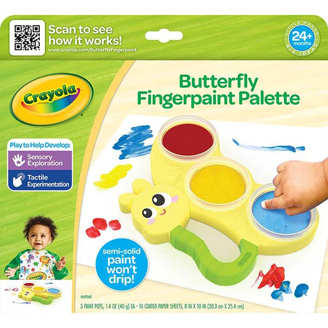 Crayola Young Kids Butterfly Fingerpaint Palette - US 8236