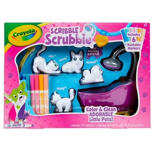 Crayola Scribble Scrubbie Pets Glam Tub - Best for Ages 3 to 9 - US 0027