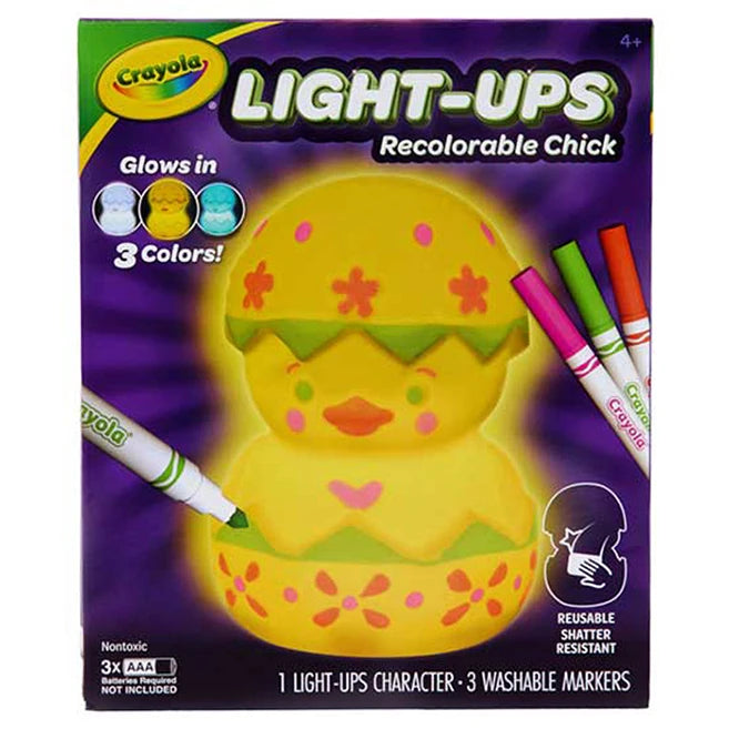 Crayola Light-Ups Recolorable Chick - Best for Ages 4 to 8 - US 0554