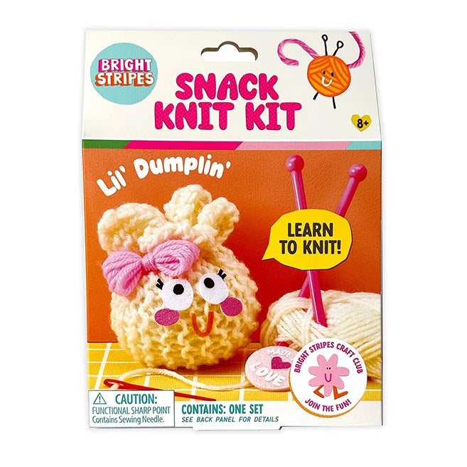 Snack Knit Kit - Lil Dumpling - Best Arts &amp; Crafts for Ages 8 to 12 - US 9795