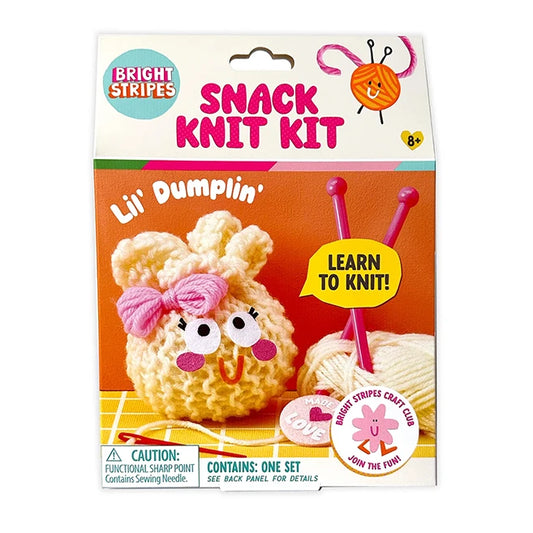 Snack Knit Kit - Lil Dumpling - Best Arts &amp; Crafts for Ages 8 to 12 - US 9795