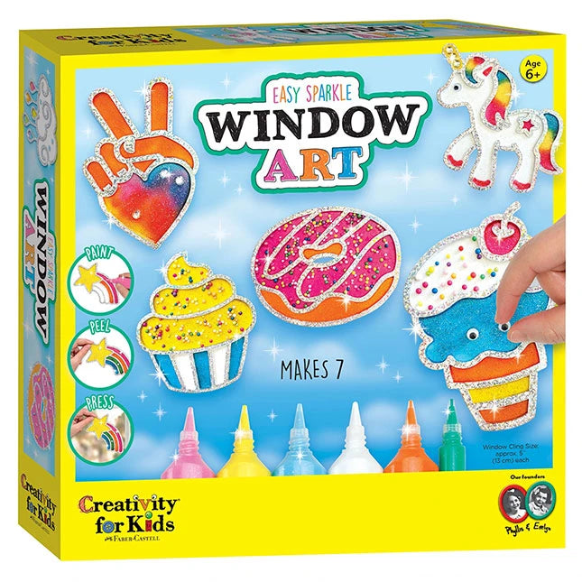 Rainbow Sprinkles Easy Sparkle Window Art - Best for Ages 6 to 11 - US 0108