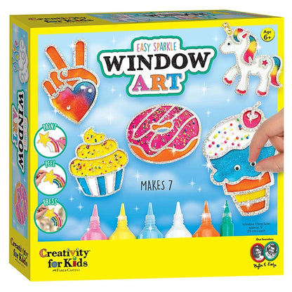 Rainbow Sprinkles Easy Sparkle Window Art - Best for Ages 6 to 11 - US 0108
