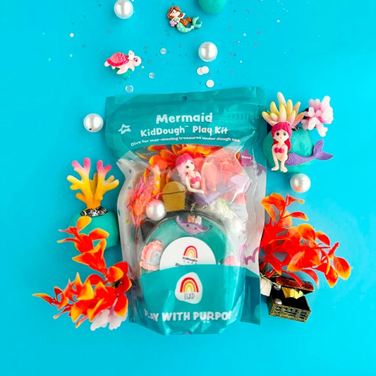 Mermaid KidDough Play Kit - - Fat Brain Toys - US 6733