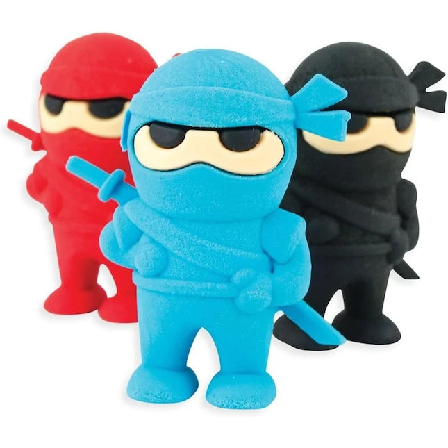 Ninja Erasers Set of 3 - Best Arts &amp; Crafts for Ages 6 to 12 - US 9447