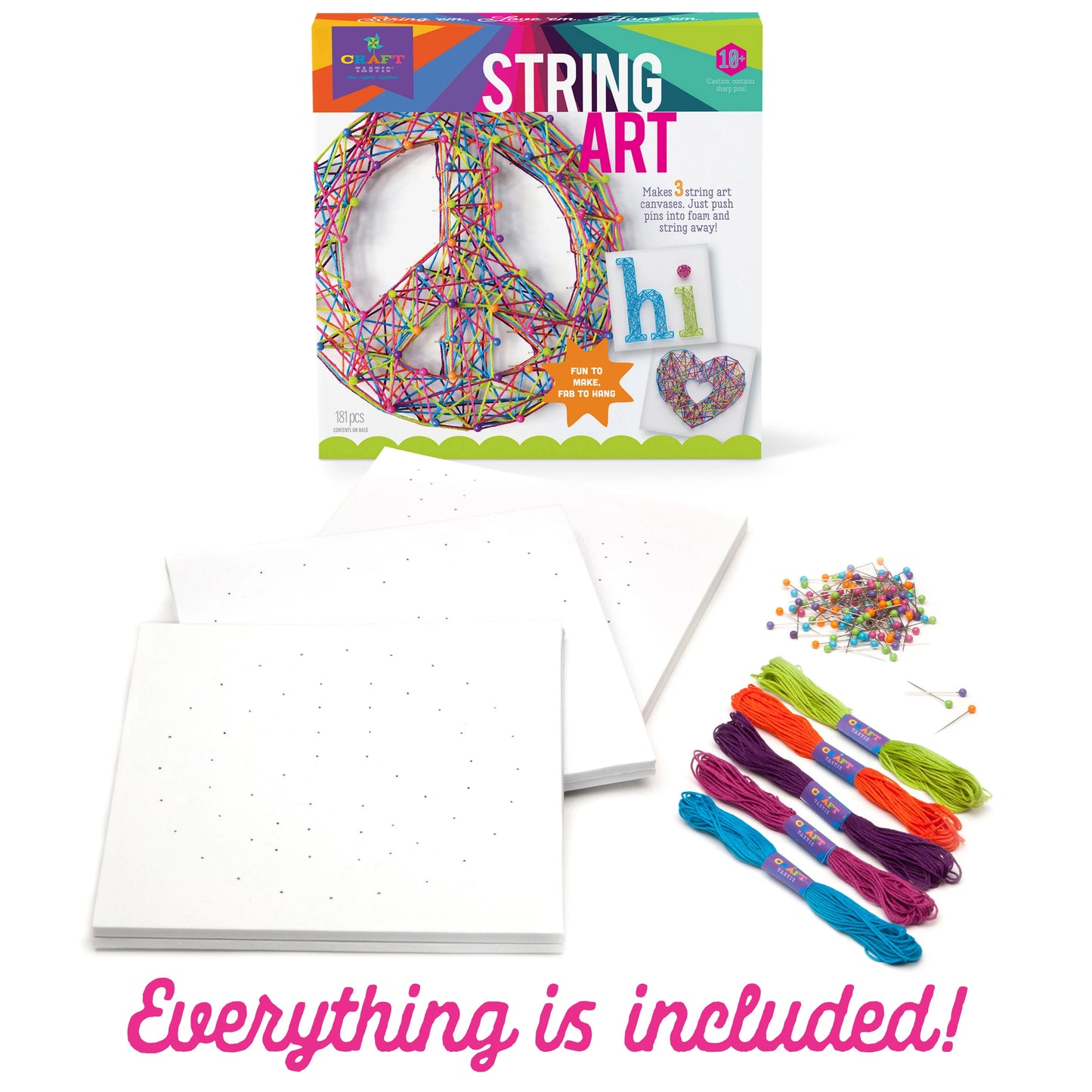 Craft-tastic - String Art Kit - Best Arts &amp; Crafts for Ages 10 to 11 - US 5686