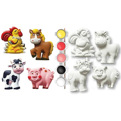 Old MacDonald's Plaster Magnets 4 Pack - Best for Ages 4 to 10 - US 3315