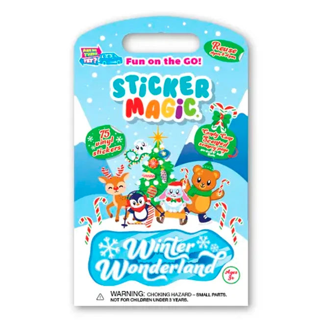 Fun on the Go Sticker Magic - Winter Wonderland - Best for Ages 3 to 9 - US 6529