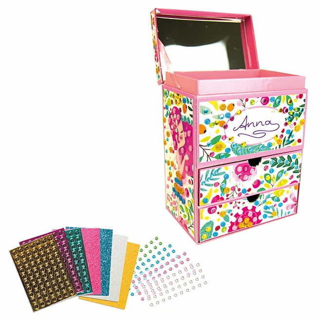 Sycomore StickN Fun - 3D Mosaics Jewelry Box - Best for Ages 5 to 9 - US 2306