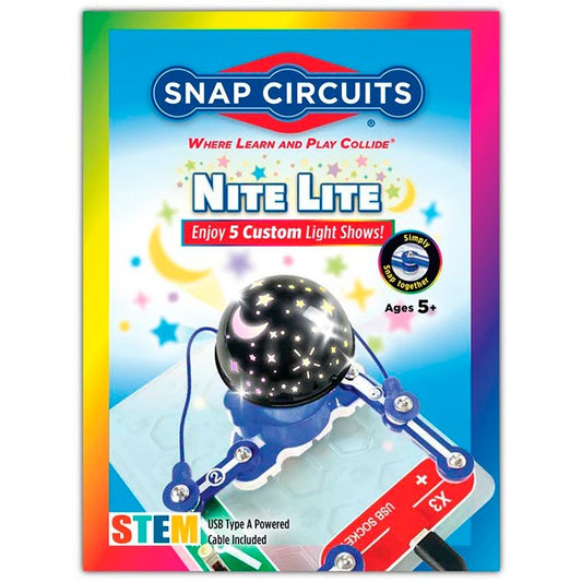 Snap Circuits Nite Lite - Best Maker &amp; DIY Kits for Ages 5 to 10 - US 4085