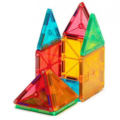 Magna-Tiles Clear Colors 100 pc Set - Best for Ages 4 to 11 - US 9933
