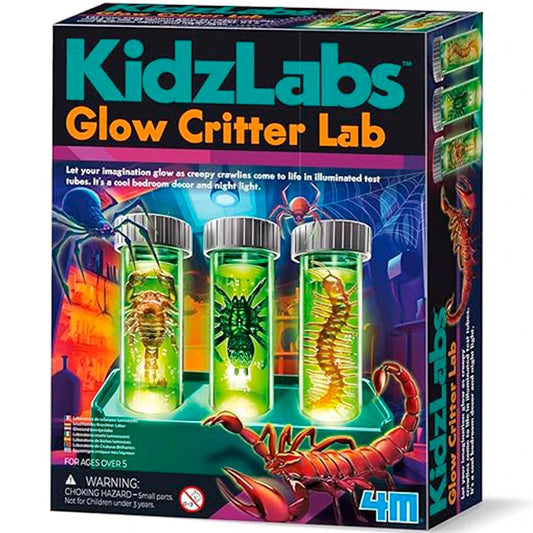 4M Kidzlabs Glow in the Dark Critter Lab - - Fat Brain Toys - US 7462