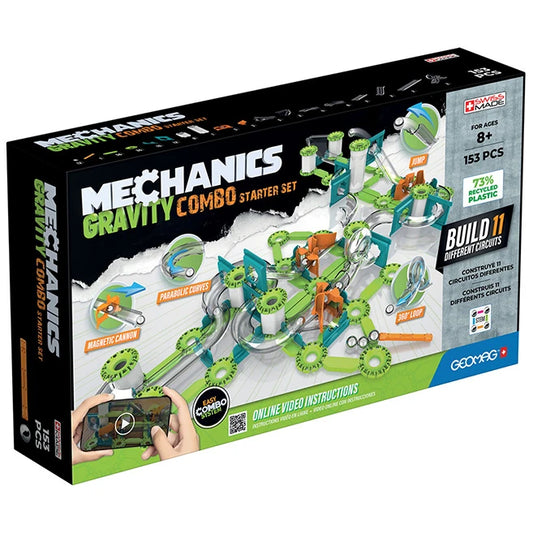 Geomag™ Mechanics 153 piece Gravity Combo Building Set - US 9440