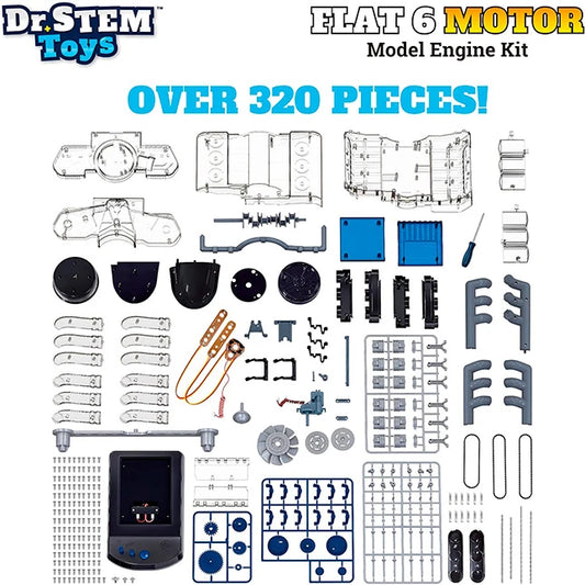 Dr. STEM Toys Flat 6 Motor - - Fat Brain Toys - US 3730