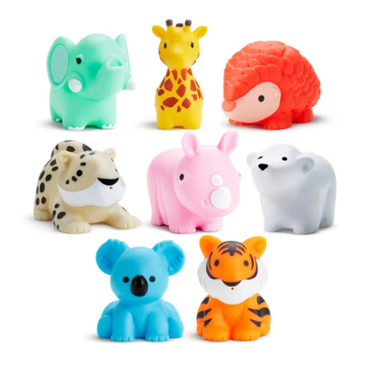 Wild Bath Squirters - 8pk - Best Baby Toys &amp; Gifts for Ages 1 to 3 - US 7971