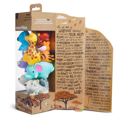 Wild Bath Squirters - 8pk - Best Baby Toys &amp; Gifts for Ages 1 to 3 - US 7971