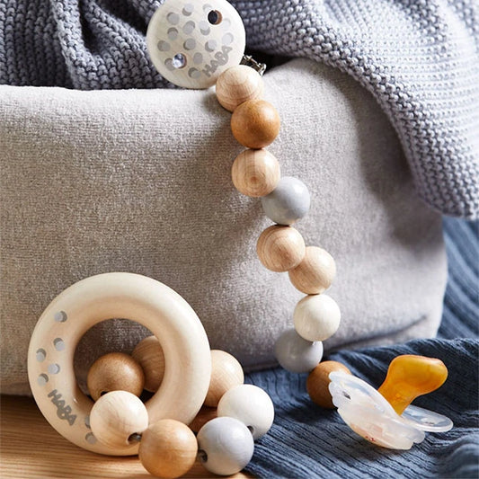 2pc Baby Gift Set - Natural Dots - - Fat Brain Toys - US 4612