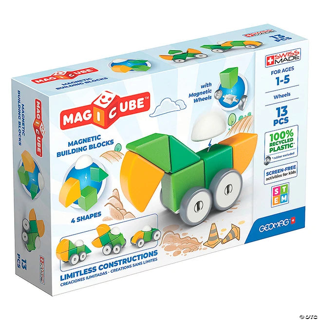 Magicube Cars - 13 pc - Best Baby Toys &amp; Gifts for Ages 1 to 5 - US 5894