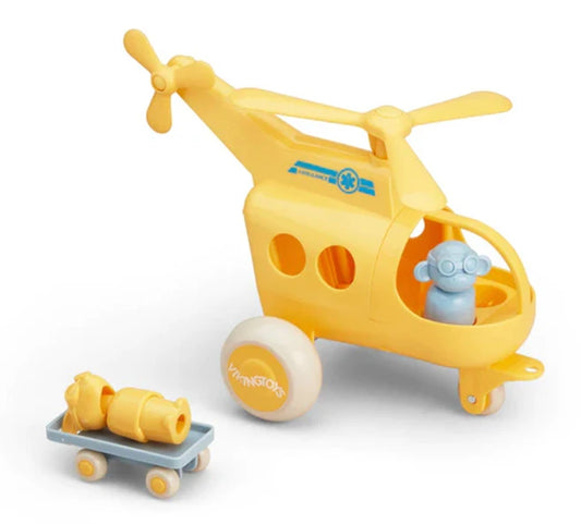 Viking Toys Re:line Jumbo Ambulance Helicopter - Best for Ages 1 to 4 - US 9896