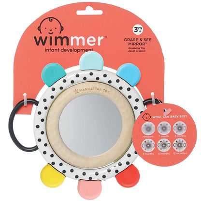 Wimmer Grasp &amp; See Mirror - Best Baby Toys &amp; Gifts for Babies - US 1303