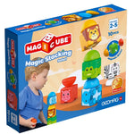 Geomag Magicube Blocks Stacking Safari - 10 pcs - Best for Ages 2 to 5 - US 9939