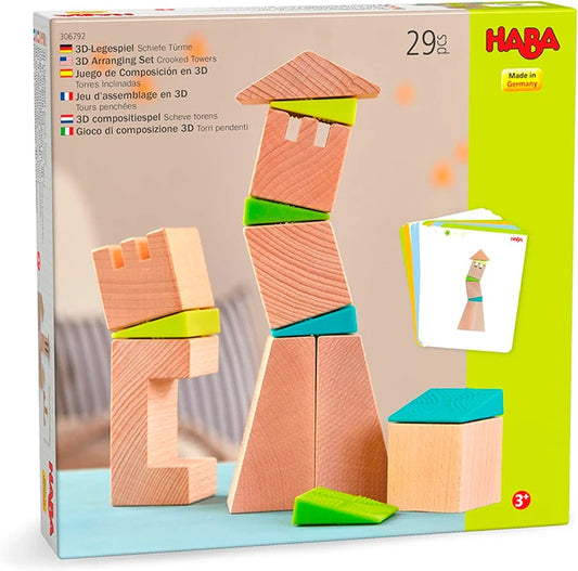 Crooked Tower 3D Arranging Blocks - Best for Ages 4 to 8 - US 3405