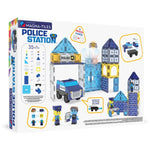 Magna-Tiles Police Station - 35 pc - Best for Ages 3 to 8 - US 8927