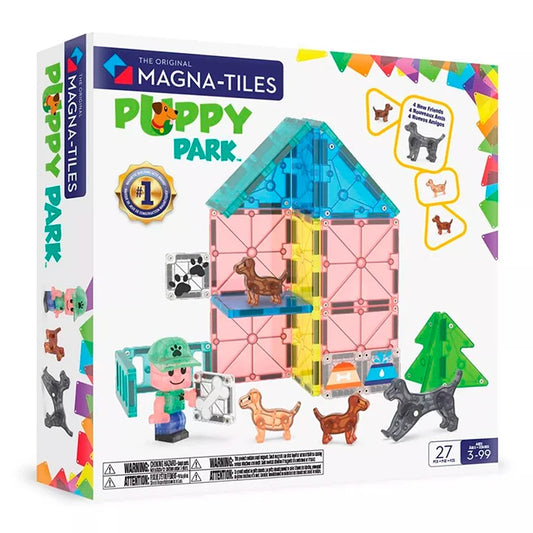 Magna-Tiles Puppy Park - 27 pc - Best for Ages 3 to 8 - US 3678