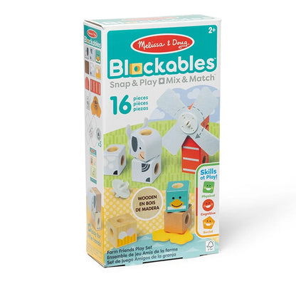Blockables Farm Friends - - Fat Brain Toys - US 0524
