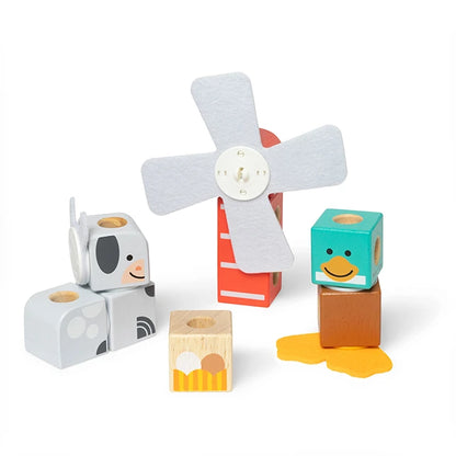 Blockables Farm Friends - - Fat Brain Toys - US 0524