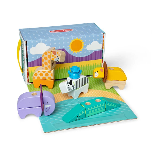 Blockables Safari Play Set - - Fat Brain Toys - US 2365