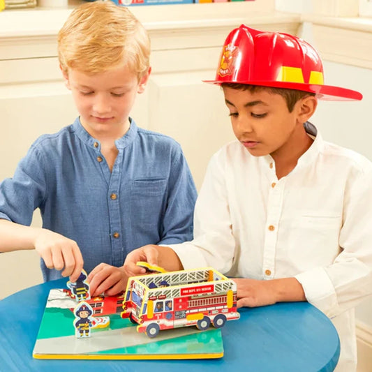 Fire Truck Play Puzzle - - Fat Brain Toys - US 5889