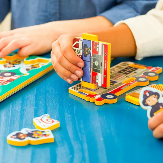 Fire Truck Play Puzzle - - Fat Brain Toys - US 5889