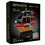 Brixies Large Pirate Ship - - Fat Brain Toys - US 1946