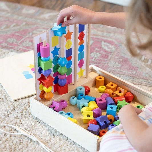 Match &amp; Sort Beads - Best Early Learning Toys for Ages 3 to 5 - US 4105